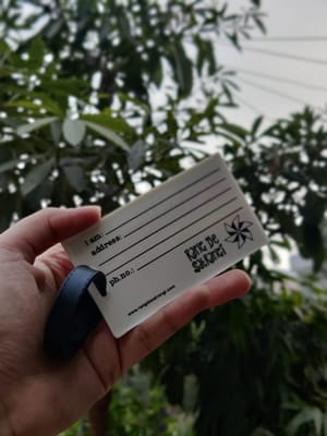 Trans Flag Bag Tag